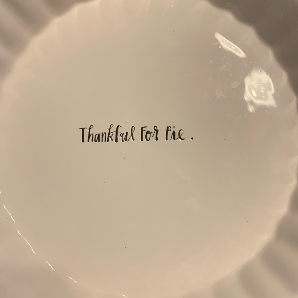 Rae Dunn Artisan Collection by Magenta Pie Plate